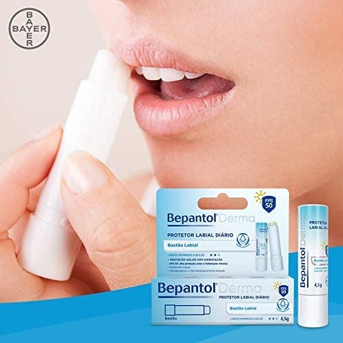 BEPANTOL DERMA PROTETOR LABIAL DIÁRIO FPS 50, Bepantol