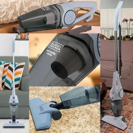 BLACK+DECKER Aspirador de Pó Vertical Ciclônico 1200W Branco 127V AV12