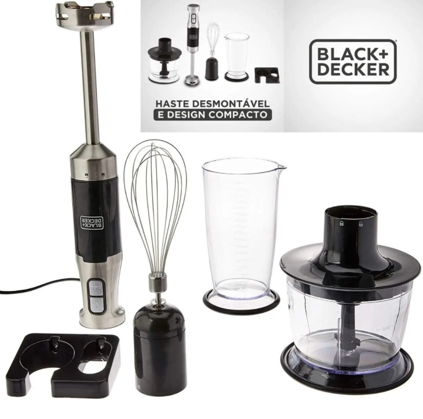 BLACK+DECKER Mixer Vertical Fusion Mix 600W MK600-BR