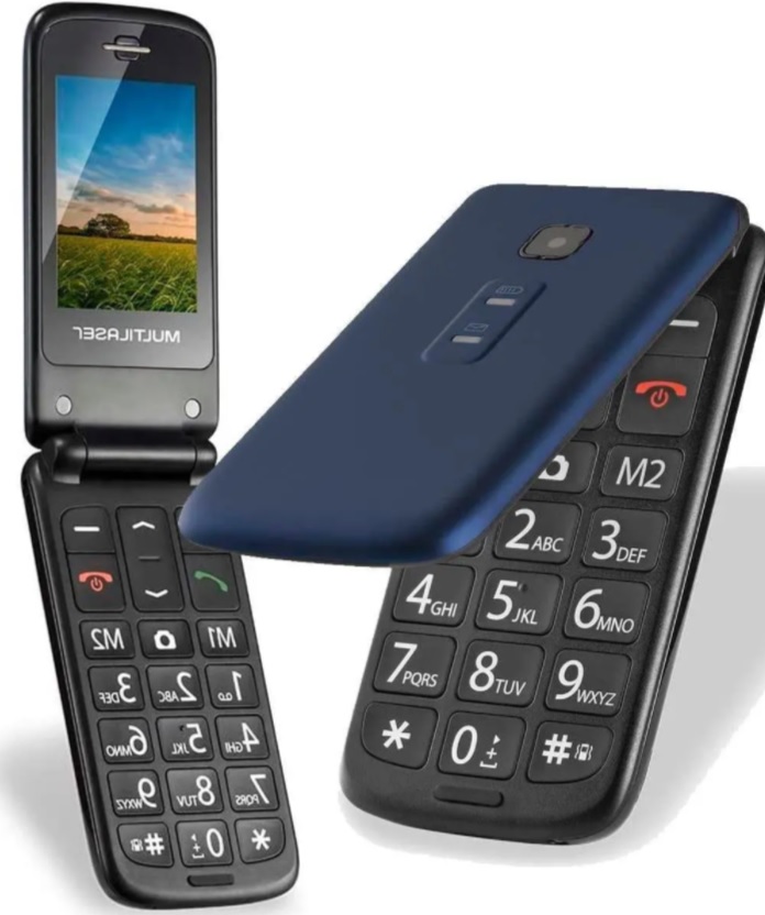 Celular Flip Vita Dual Chip MP3 Azul Multilaser – P9020