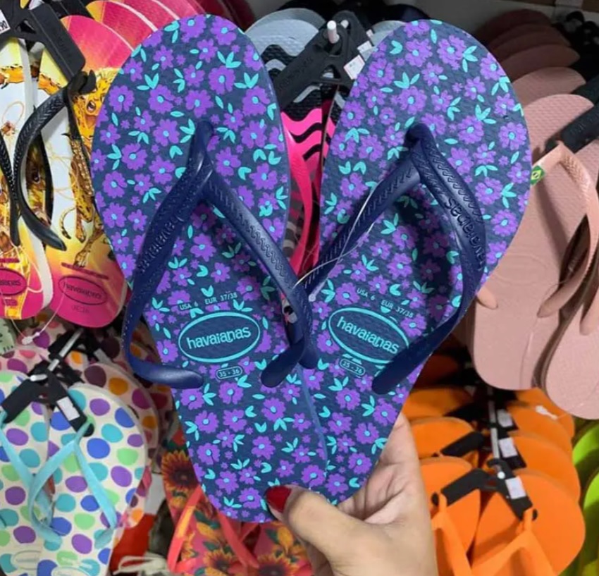Chinelo Fantasia Romântica, Havaianas, Feminino