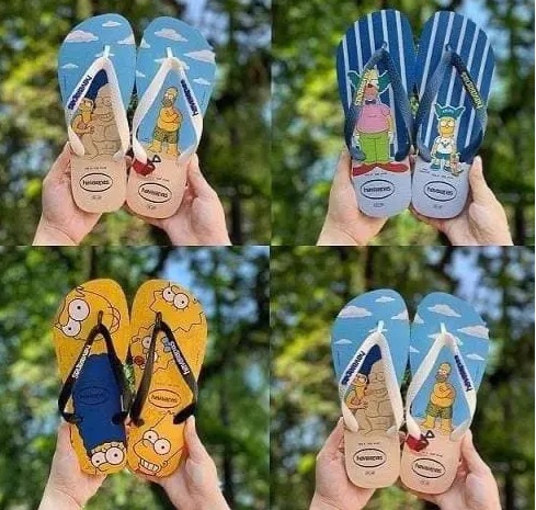 Chinelo Simpsons, Havaianas, Criança Unissex