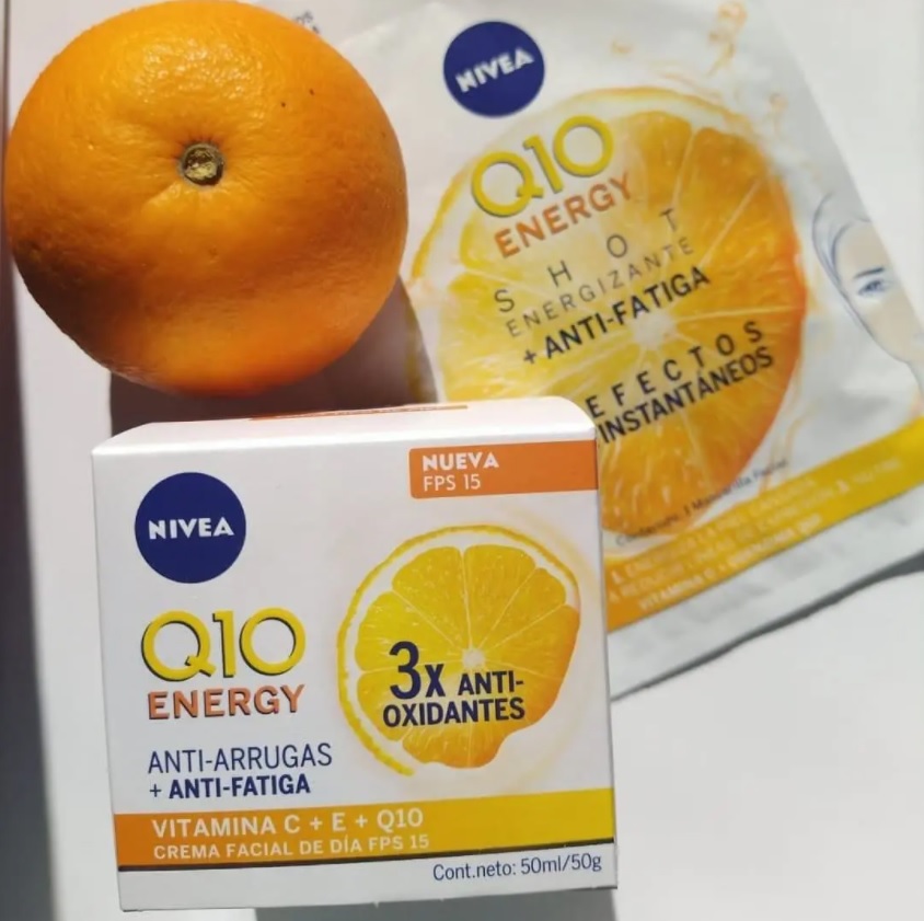 Creme Facial Antissinais Dia Nivea Q10 Plus C Fps15 50Ml, Nivea, 50Ml