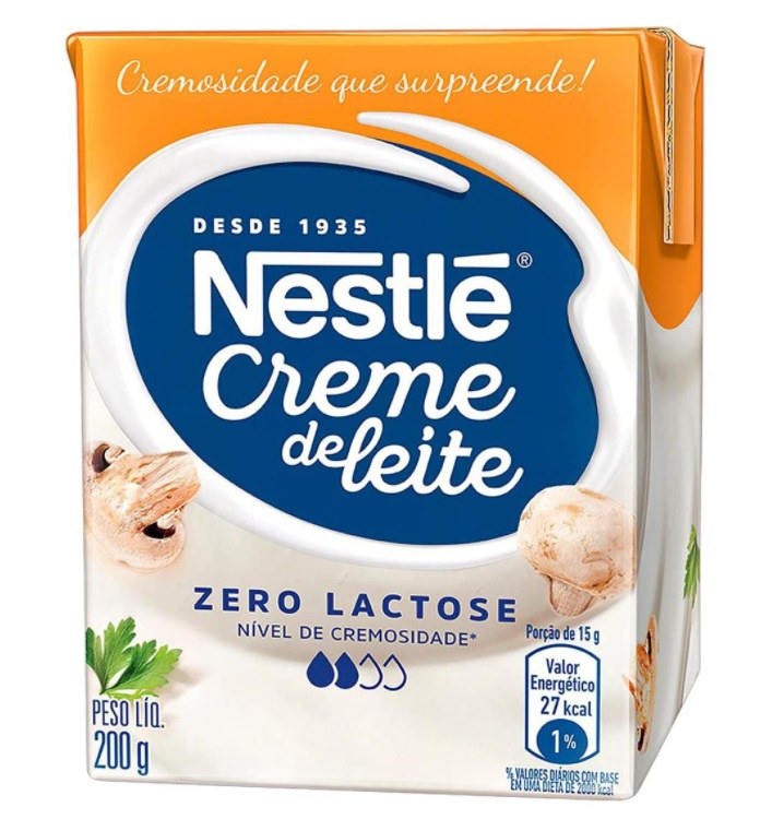 Creme de Leite, Nestlé, Zero Lactose, 200g