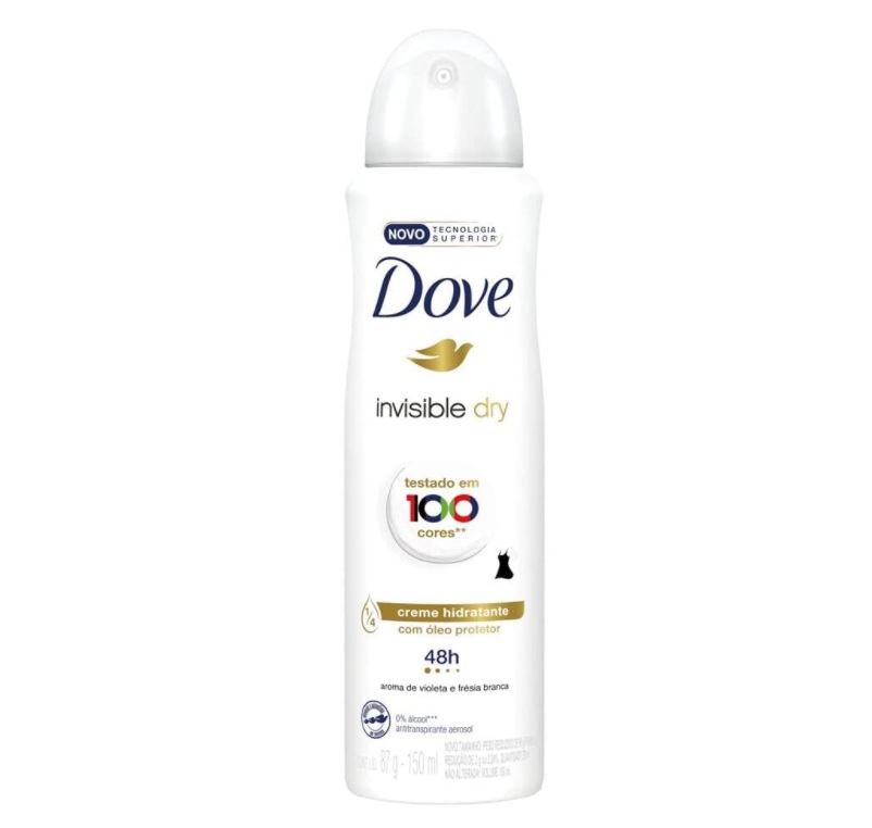 [ENCERRADA] Desodorante Antitranspirante Aerosol Dove Invisible Dry 150Ml