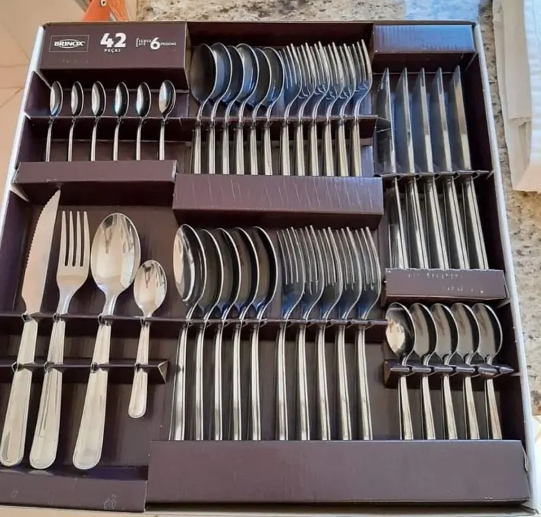 Faqueiro 42 Peças – Aço Inox Modena 5119.118 Brinox