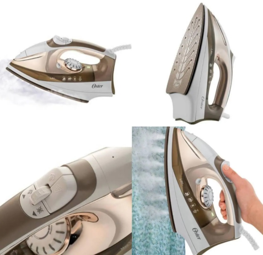 Ferro de Passar a Vapor, Branco, 220v, Oster