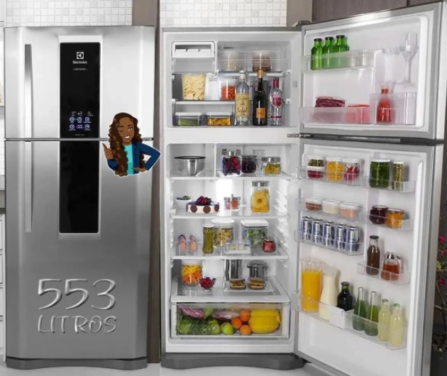 Geladeira Electrolux Frost Free 2 Portas 553 Litros Inox – DF82X