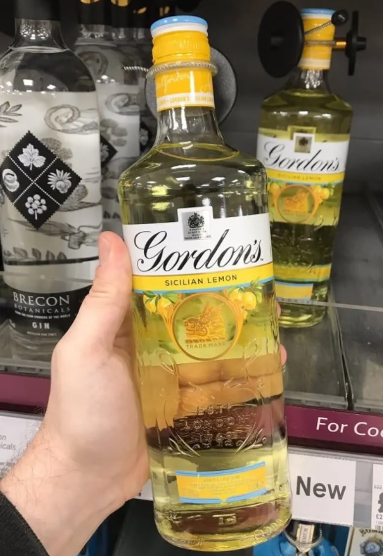 Gin Gordon’s Sicilian Lemon 700ml