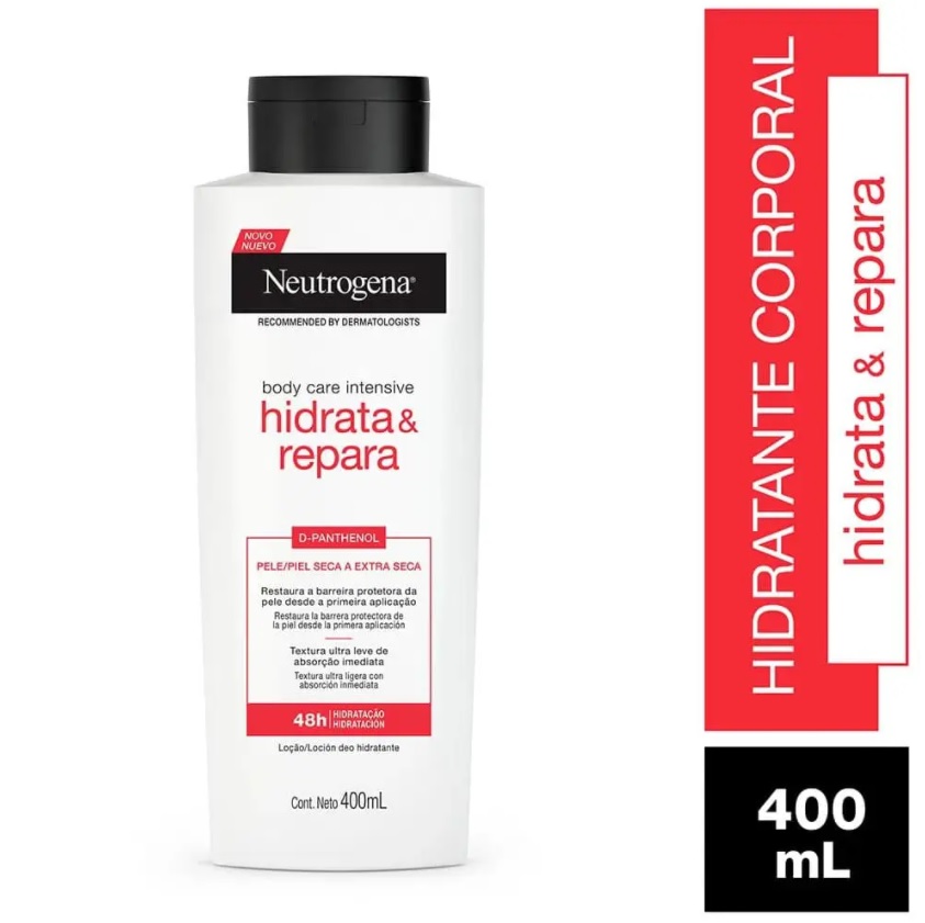 Hidratante Corporal Body Care Intensive Hidrata&Repara 400Ml, Neutrogena