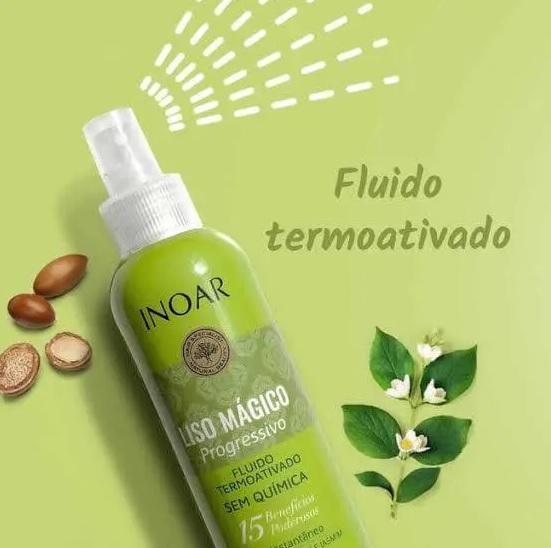 Inoar Fluido Liso Mágico Progressivo 200 ml, Inoar