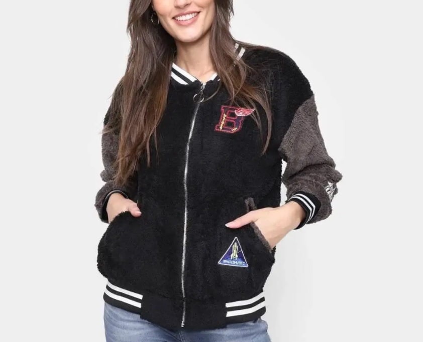 Jaqueta Extin College Com Pelinho Feminina