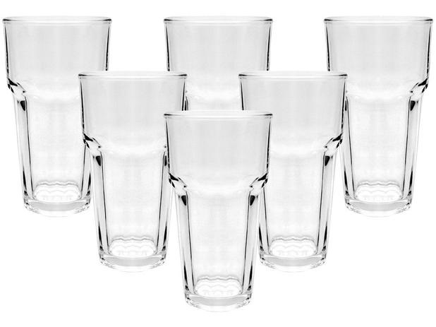 Jogo de Copos de Vidro 450ml 6 Peças Haus – Pavillion
