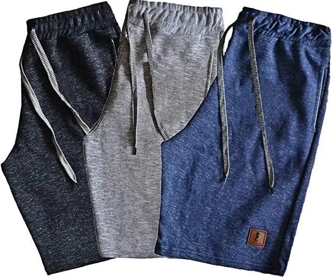 Kit 03 Bermudas Moletom Polo Marine