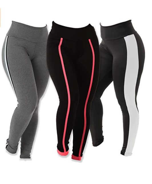Kit 3 Calças Leggings Diversas Suplex