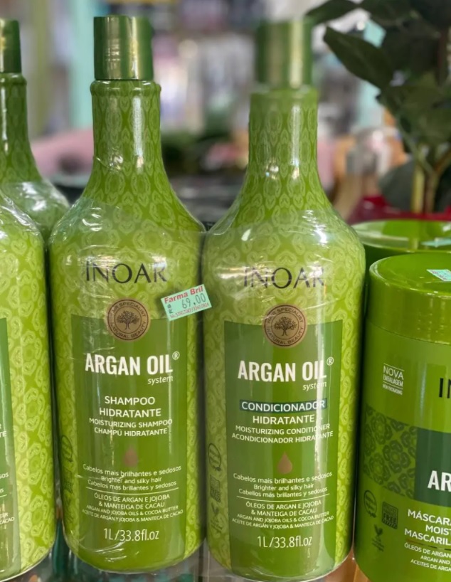 Kit Shampoo + Condicionador Inoar Argan Oil