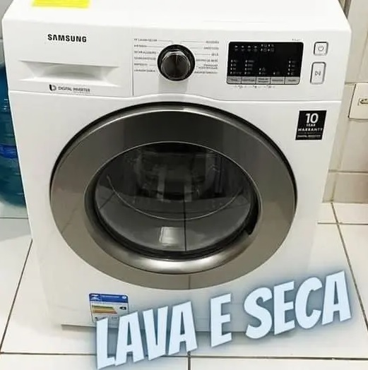 Lava e Seca Samsung 11kg WD4000 3 em 1 – 12 Programas de Lavagem Branca