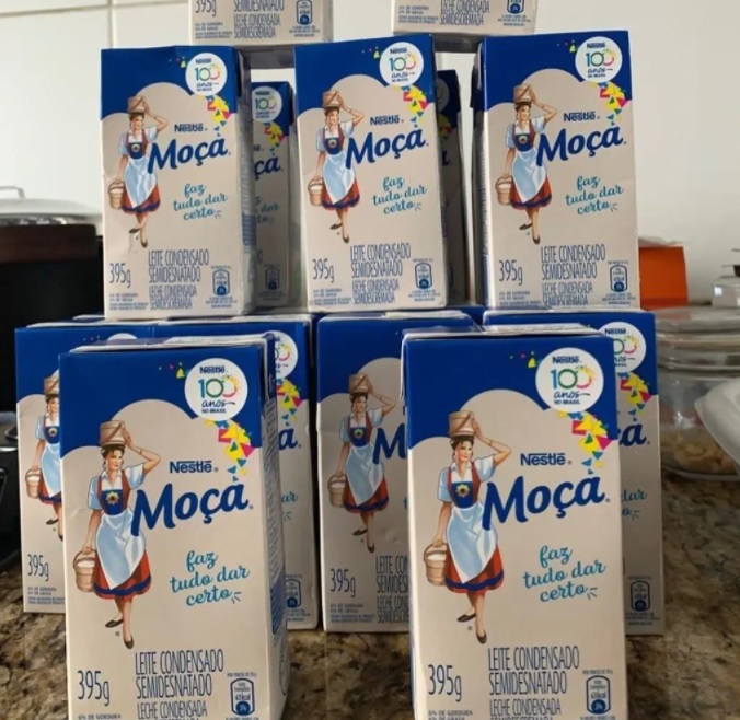 Leite Condensado Nestlé Semidesnatado Moça – Caixa 395g