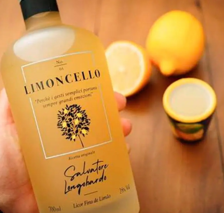 Limoncello Salvatore Longobardo Sabor Limão Siciliano 700 Ml