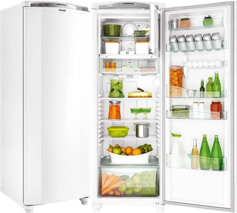 Refrigerador Consul Facilite CRB39 342 Litros Compartimento Extra Frio Branco