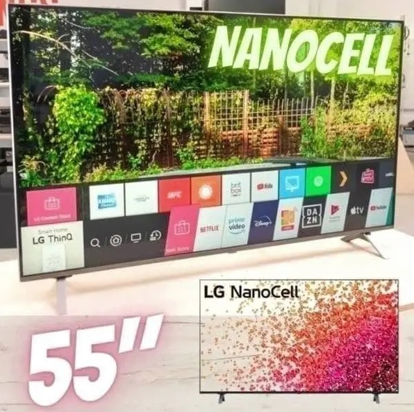 [APP SUBMARINO] Smart Tv Lg 55 4k Nanocell 55nano80 4x Hdmi 2.0 Inteligência Artificial Thinqai Smart Magic
