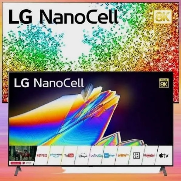 Smart TV Nanocell 55″ LG 55NANO95 UHD 8K Bluetooth, Wifi, Webos 6.0, Dolby Vision, Full Array Local Dimming, Inteligência Artificial, Google Alexa