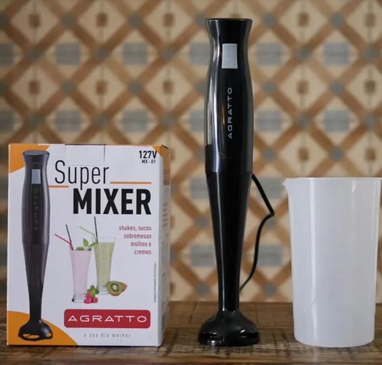 Super Mixer Agratto 127v/60hz, Agratto, 4653, Preto