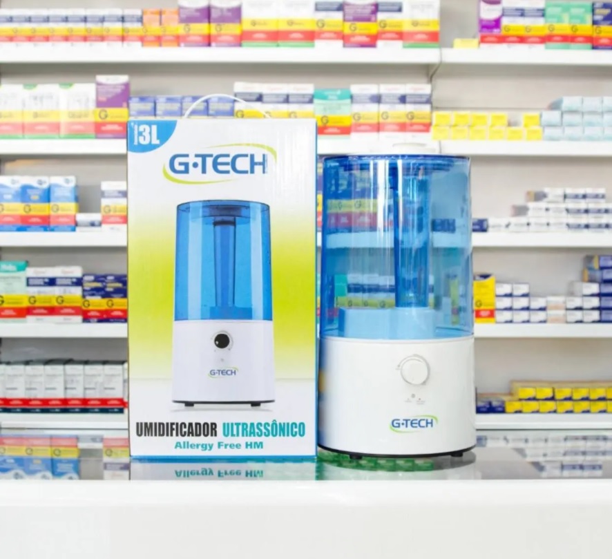 Umidificador Ultrassônico Modelo Allergy Free HM 3L, G-Tech