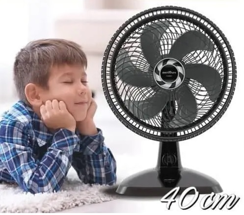 Ventilador Super Turbo, Bvt405, Preto, 110v, Britânia