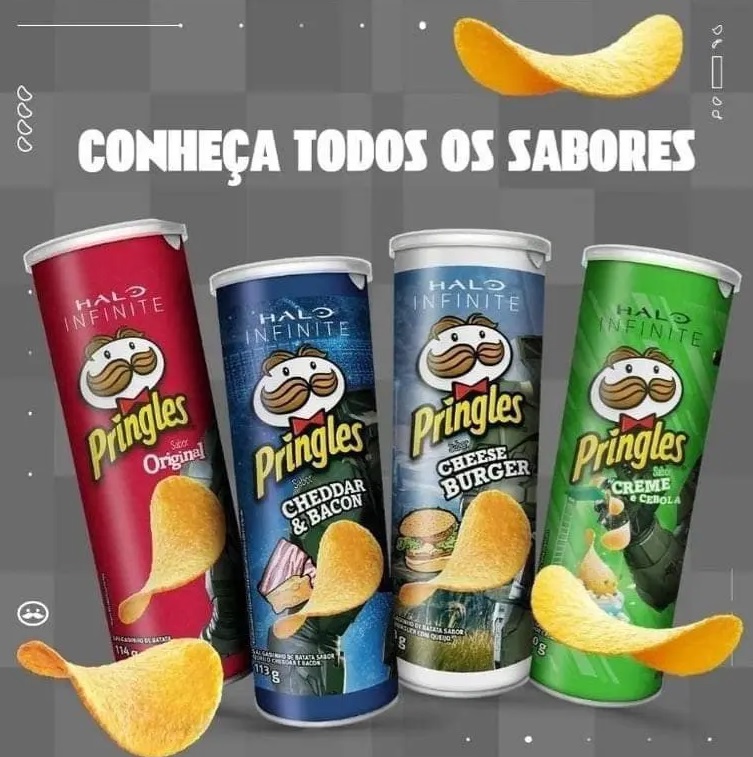 Batata pringles mostarda E mel 158G