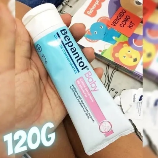 Bepantol Baby Creme Preventivo de Assaduras Para Bebês, Bepantol, 120G