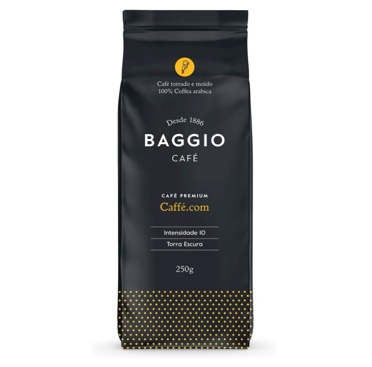 Café Torrado e Moído Premium Caffè com Baggio Café 250g