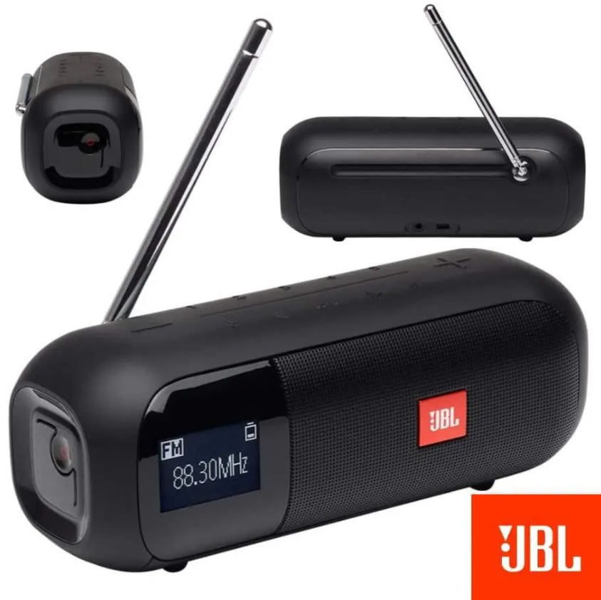 Caixa de Som JBL Tuner 2 FM Bluetooth – Portátil 5W à Prova de Água USB