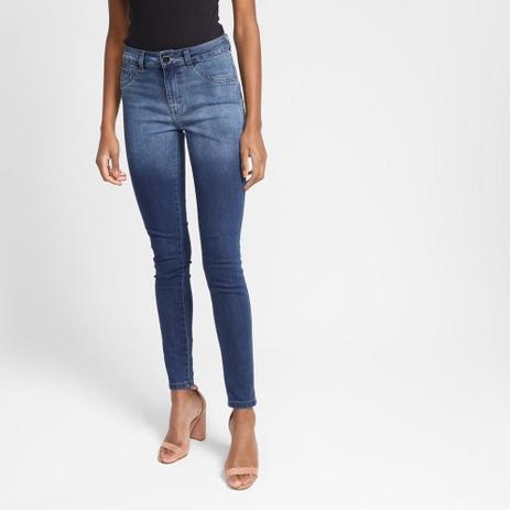 Calça Jeans Skinny Grifle Estonada Feminina