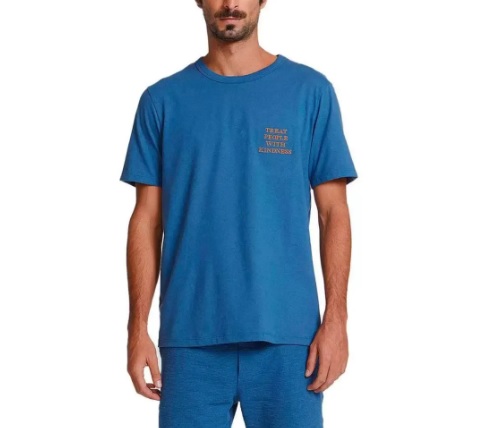 Camiseta Manga Curta Masculina Com Bordado – hering
