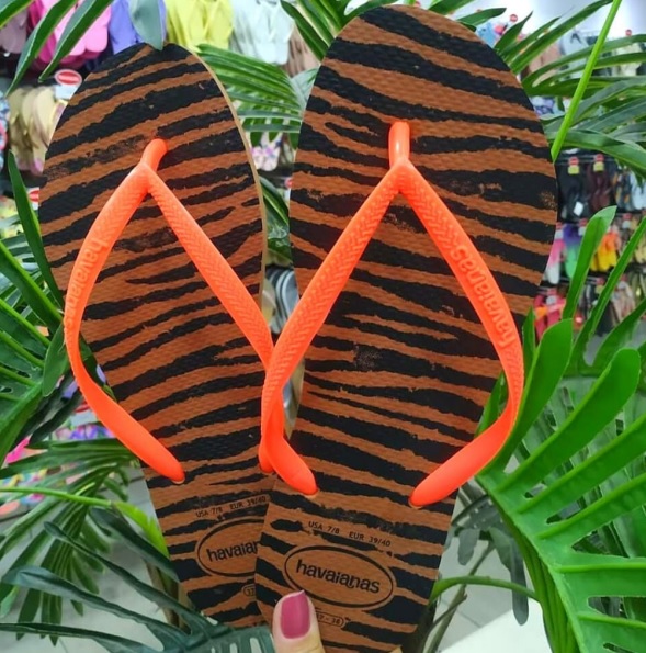 Chinelo Havaianas Slim Animals feminino