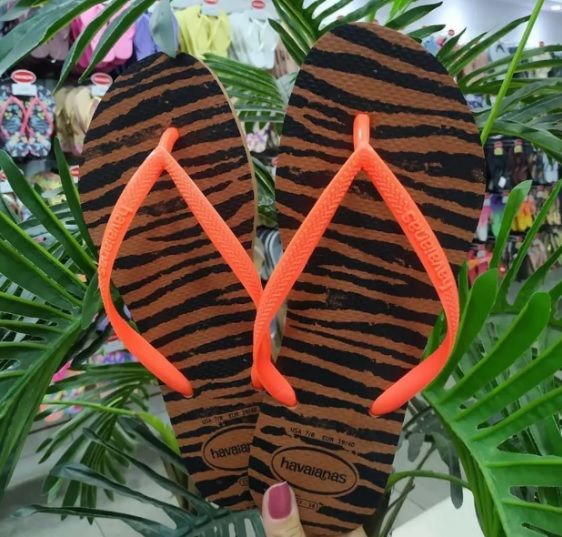 Chinelo Havaianas Slim Animals feminino