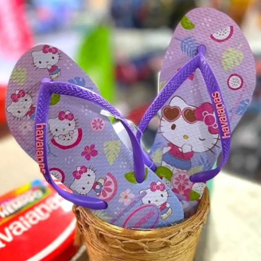 Chinelo Hello Kitty, Havaianas, Feminino