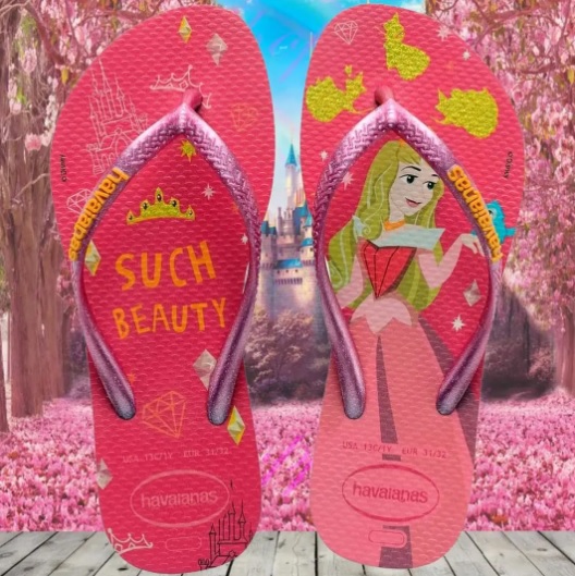 Chinelo Kids Slim Princess, Havaianas, Meninas