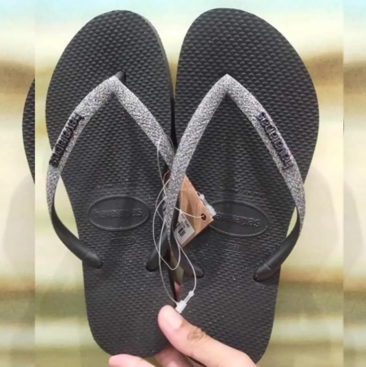 Chinelo Slim Glitter, Havaianas, Meninas