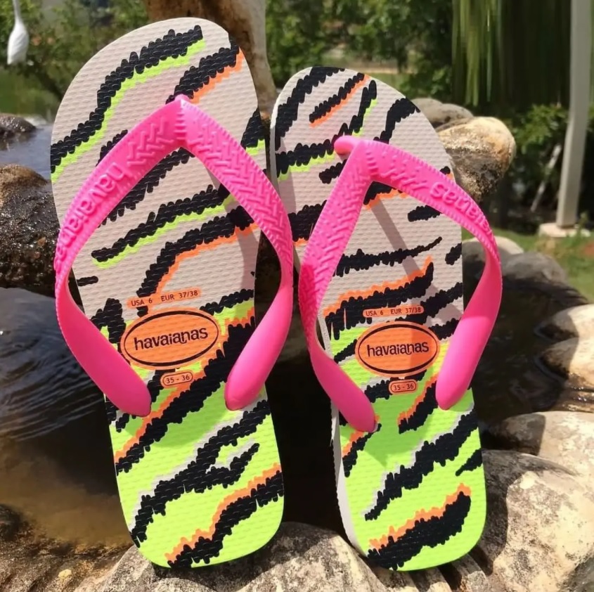 Chinelo Top Animals, Havaianas, Meninas