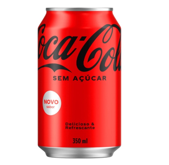 Coca-Cola Sem Açúcar lata 350ml