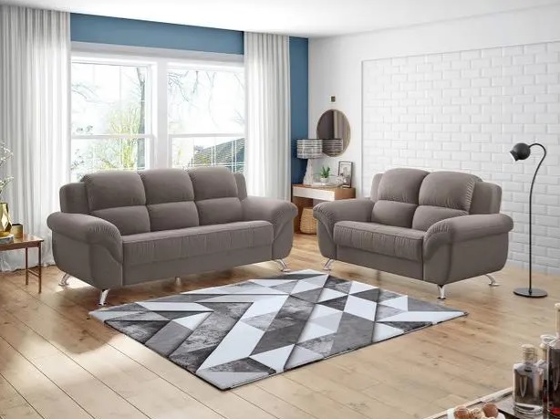 Conjunto de Sofás 2 e 3 Lugares Marselha – Linoforte