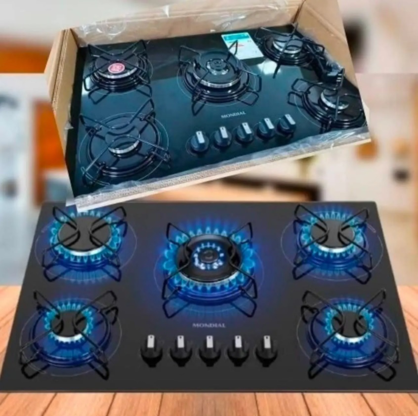 Mondial, 5 Bocas, Bivolt, Preto/Inox – CTG-02