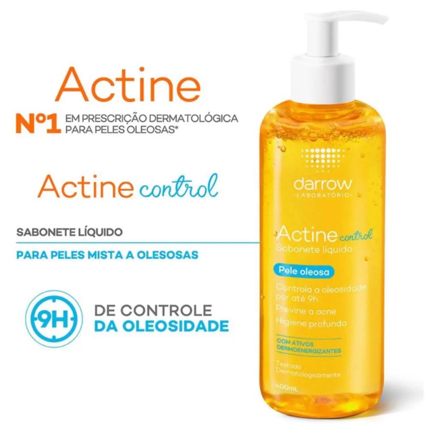 Darrow Actine Control – Sabonete Líquido 400ml