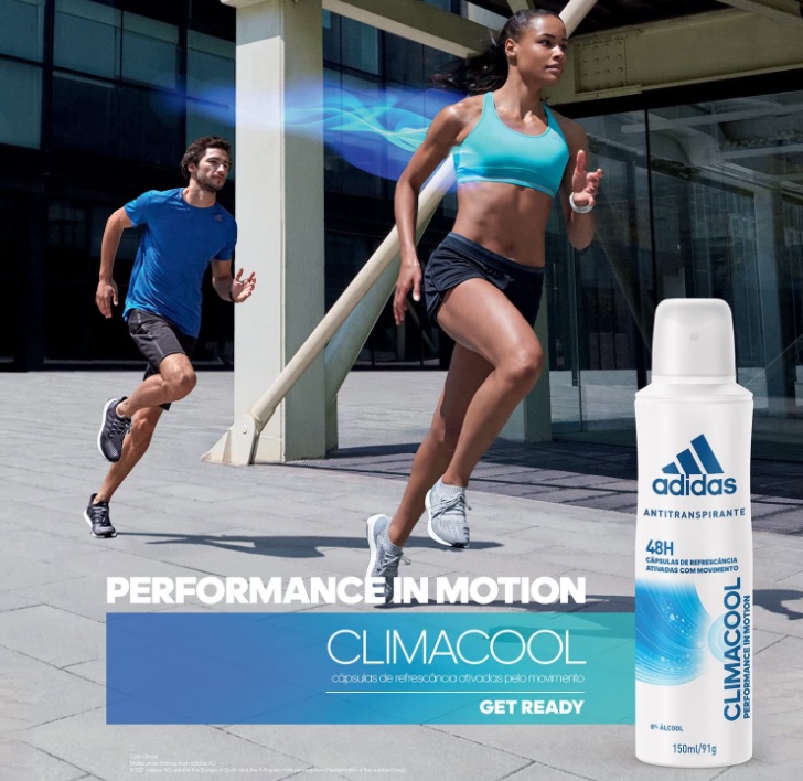 Desodorante Aerossol Climacool Feminino, Adidas, Branco, 150 Ml