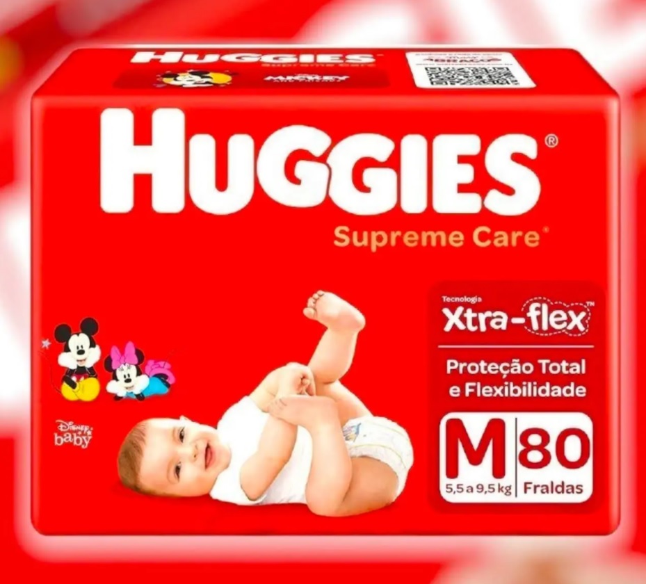 Fralda Huggies Supreme Care