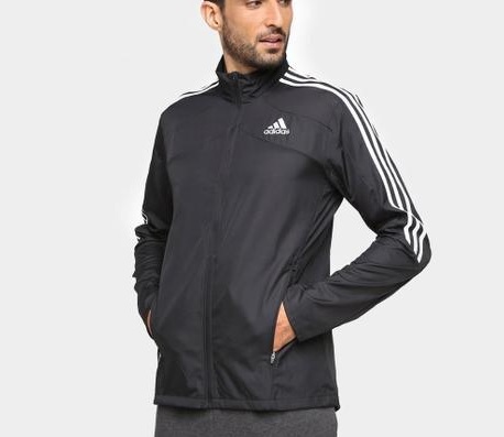 Jaqueta Adidas Marathon 3 Stripes Masculina