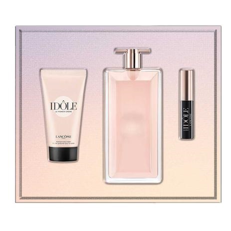 Lancôme Idôle Kit Coffret Natal 2021 Perfume Feminino + La Power Cream + Mini Lash