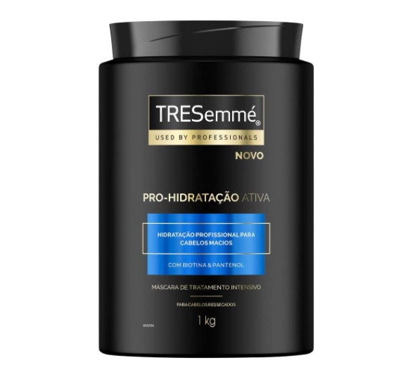 Máscara de Tratamento Intensivo com Pantenol e Aloe Vera Tresemmé Hidratação Profunda Pote 1kg, TRESemmé
